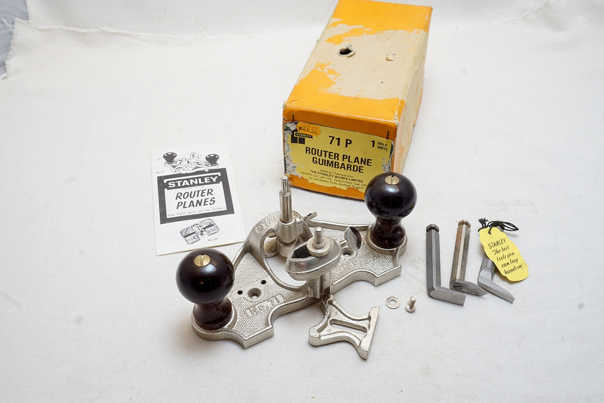 NOS STANLEY NO. 71 ROUTER PLANE – Ted Dawson Antique Tools