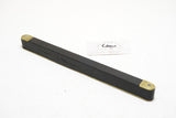 LOVELY ENGLISH STYLE BRASS & EBONY SPIRIT LEVEL - 11 3/8"