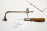 FINE DIXON ADJUSTABLE JEWELLER'S COPING SAW + ADDITIONAL BLADES