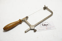 FINE DIXON ADJUSTABLE JEWELLER'S COPING SAW + ADDITIONAL BLADES