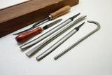 NOS MOUND NO. 22 6PC LATHE BEARING SCRAPING TOOLS SET