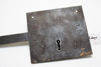 FABULOUS EARLY HANDFORGED HEAVY IRON LOCK