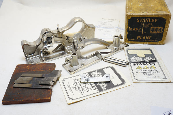 FINE STANLEY NO. 444 DOVETAIL PLANE IN ORIG SWEETHEART BOX