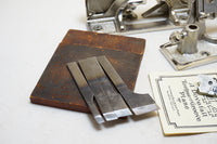 FINE STANLEY NO. 444 DOVETAIL PLANE IN ORIG SWEETHEART BOX