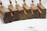 FINE SET OF 6 FRENCH CASEMENT WINDOW SASH PLANES - V A EMOND