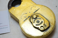 RARE & DESIRABLE HEAVY E. COTTERILL BRASS LOCK - 'PATENT ACME' - 'T'