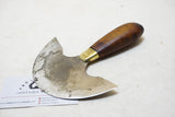 FINE C S OSBORNE ROUND / HEAD KNIFE - 5 1/8" ACROSS HEAD