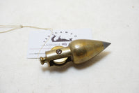 TYPE 1 PATENT STANLEY NO 1 BRASS PLUMB BOB WITH INTEGRATED REEL