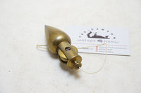 TYPE 1 PATENT STANLEY NO 1 BRASS PLUMB BOB WITH INTEGRATED REEL