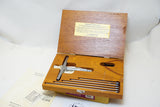 NEW OLD STOCK LUFKIN NO. 515 CHROME CLAD MICROMETER DEPTH GAGE