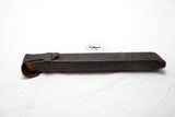 LOVELY RABONE & SON MAHOGANY & BRASS LEVEL IN LEATHER SLEEVE- 12"