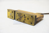 UNIQUE BRASS SOLE RADIUSED T RABBET PLANE - 1 5/8"