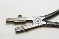 VERY VERY EARLY 1852 PATENT BUTTON HOLE CUTTER - WALCOTT BOSTON