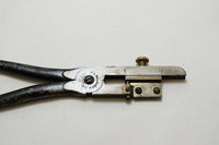 VERY VERY EARLY 1852 PATENT BUTTON HOLE CUTTER - WALCOTT BOSTON