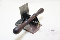 FINE STANLEY NO. 12 1/2 SCRAPER PLANE WITH TWO TONE ROSEWOOD SOLE