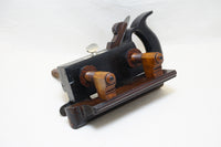 MAGNIFICENT EBONY, ROSEWOOD & BOXWOOD PLOW PLANE - BENSEN & CRANNELL