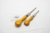FINE SET OF 2 CABINETMAKERS SCREWDRIVERS