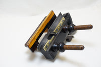 MAGNIFICENT EBONY, ROSEWOOD & BOXWOOD PLOW PLANE - BENSEN & CRANNELL