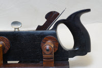 MAGNIFICENT EBONY, ROSEWOOD & BOXWOOD PLOW PLANE - BENSEN & CRANNELL