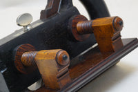 MAGNIFICENT EBONY, ROSEWOOD & BOXWOOD PLOW PLANE - BENSEN & CRANNELL