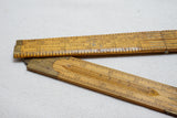 UNUSUAL PAIR OF E. PRESTON FOLDING RULES