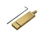 NOS THREE RIVERS TOOLWORKS BRASS PRECISION SANDING BLOCK - PAUL HAMLER