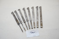 FINE SET OF HUMPHREYSVILLE MFG CO. PLOW PLANE BLADES