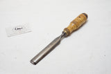 EXCELLENT E A BERG 7/8" HEAVY CARVING GOUGE