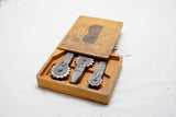SUPERB & EARLY SPRING LOADED LETTER AND NUMBER PUNCH SET - 1/8"