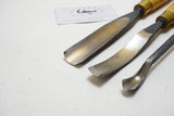 SPOON CARVING SET OF 3 HENRY TAYLOR GOUGES - 3/4" ~ 1"