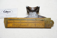 FINE STANLEY NO. 36 1/2 CALIPER FOLD RULE - STAMPED SECOND