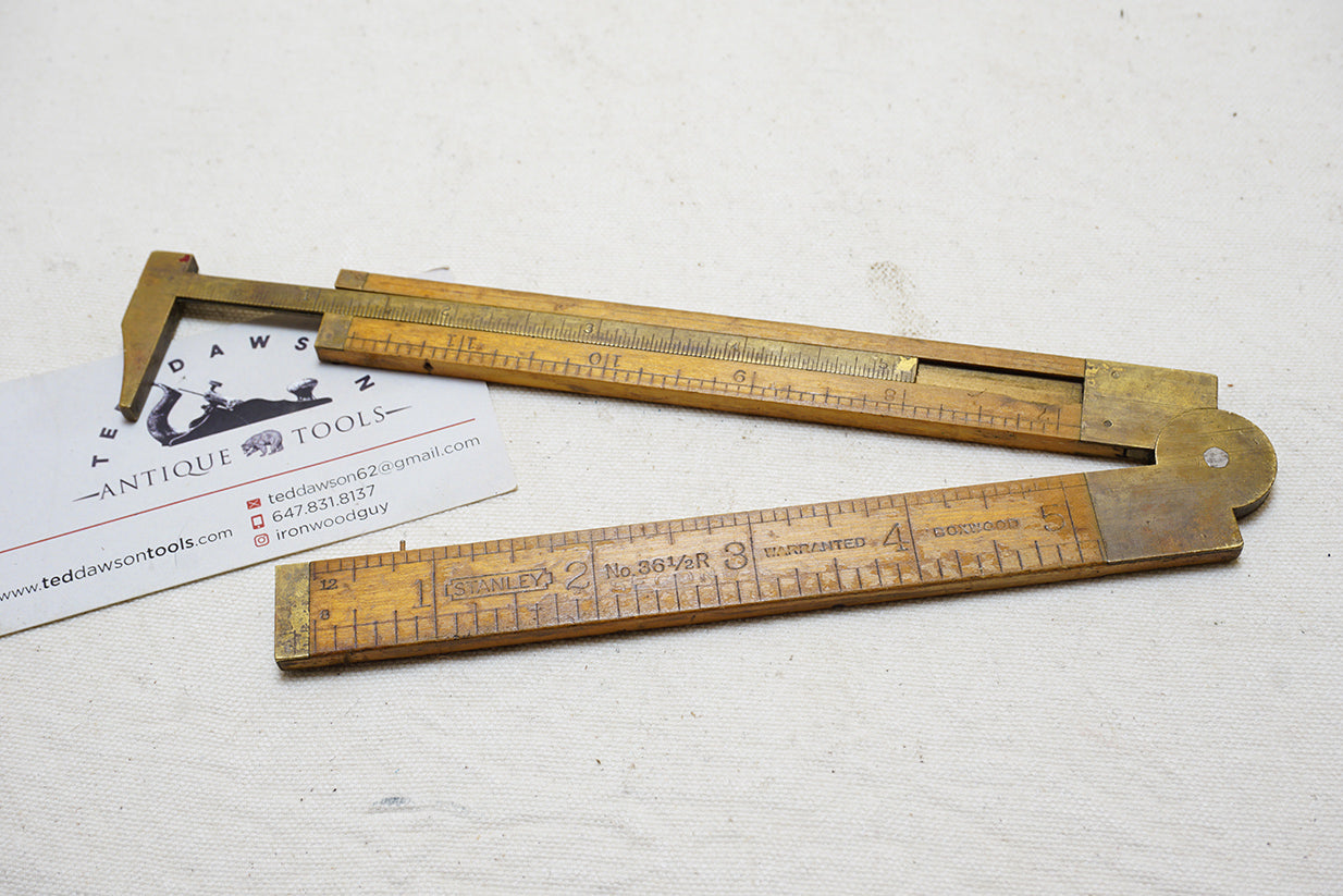 Antique Dutch Carpenters Rulers, 2 Old Measuring rulers, Schuil Holland Folding hot Rulers, Antique wood and brass folding ruler, Antique tools