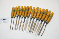 SET OF 14 HENRY TAYLOR ASSORTED CARVING TOOLS