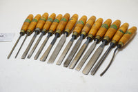 SET OF 14 HENRY TAYLOR ASSORTED CARVING TOOLS