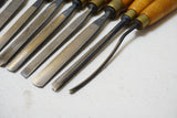 SET OF 14 HENRY TAYLOR ASSORTED CARVING TOOLS