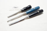 3 STANLEY CHISELS - 3/8" & 1/2" - NO. 60