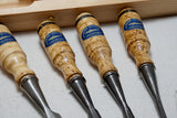 FINE SET OF 6 BERG CHISELS IN ORIGINAL BOX