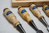 FINE SET OF 6 BERG CHISELS IN ORIGINAL BOX