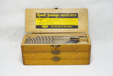 FINE SET OF 13 RUSSELL JENNINGS AUGER BITS IN ORIGINAL BOX