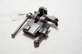 FINE EARLY BLACKSMITH BENCH MOUNT VISE WITH ANVIL