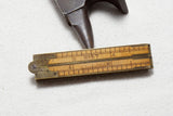 FINE UNCOMMON SMALL STANLEY NO. 57 BOXWOOD RULE - 1FT 2 FOLD