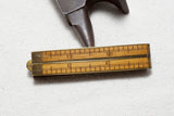 FINE UNCOMMON SMALL STANLEY NO. 57 BOXWOOD RULE - 1FT 2 FOLD