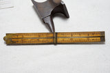 FINE UNCOMMON SMALL STANLEY NO. 57 BOXWOOD RULE - 1FT 2 FOLD