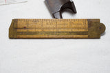 STANLEY SWEETHEART NO. 36 1/2 CALIPER RULE - 12 IN 2 FOLD