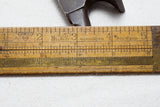 STANLEY SWEETHEART NO. 36 1/2 CALIPER RULE - 12 IN 2 FOLD