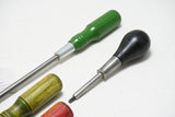 4 UNCOMMON EARLY ROBERTSON SQUARE HEAD SOCKET SCREWDRIVERS