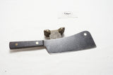 SHARP AND CLEAN KITCHEN CLEAVER WITH ROSEWOOD HANDLE