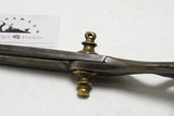 EARLY C. KLAUBERG TAILOR SHEARS WITH OVERSIZED BRASS NUTS - 12"