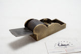 BRASS & ROSEWOOD CHARIOT BLOCK PLANE
