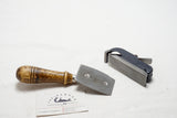 MINT STANLEY NO. 75 BULLNOSE RABBET PLANE & ULMIA VENEER SAW